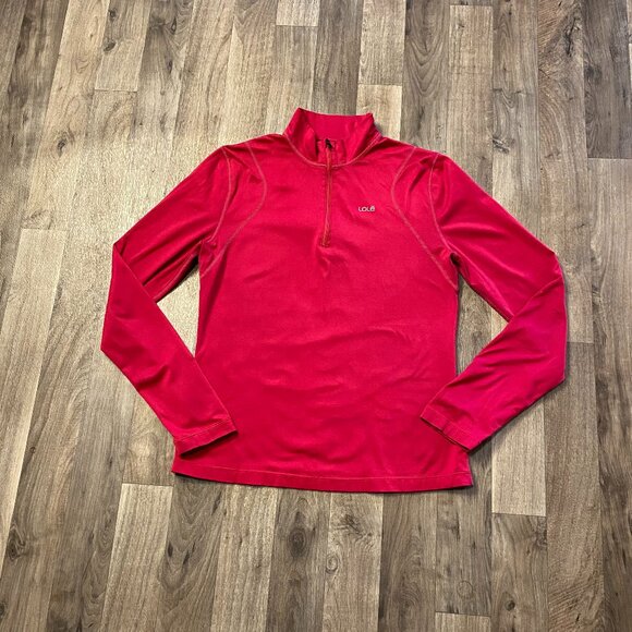 Lole Quarter Zip Long Sleeve Athletic Top Size Small *minor stains* - Picture 1 of 8